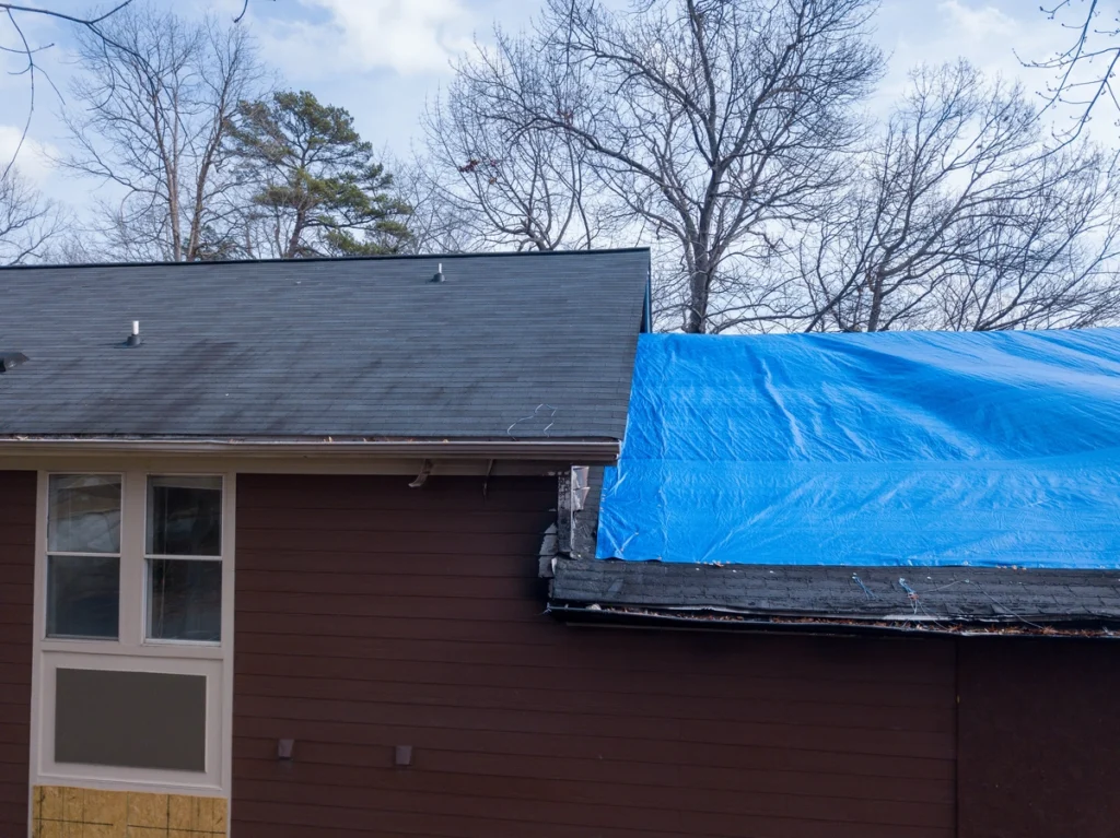 How to Tarp a Roof (Step-By-Step Guide) - Bondoc Roofing